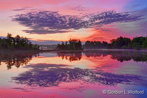 Rideau Canal At Sunrise_10234.jpg - Photographed along the Rideau Canal Waterway near Smiths Falls, Ontario, Canada.